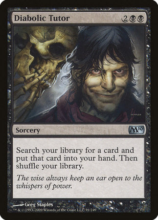 Diabolic Tutor [Magic 2010] | Black Swamp Games