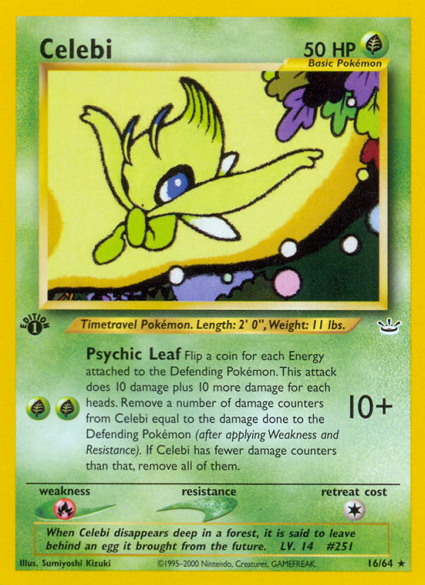 Celebi (16/64) [Neo Revelation 1st Edition] | Black Swamp Games