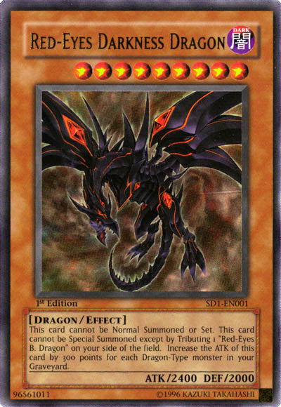 Red-Eyes Darkness Dragon [SD1-EN001] Ultra Rare | Black Swamp Games