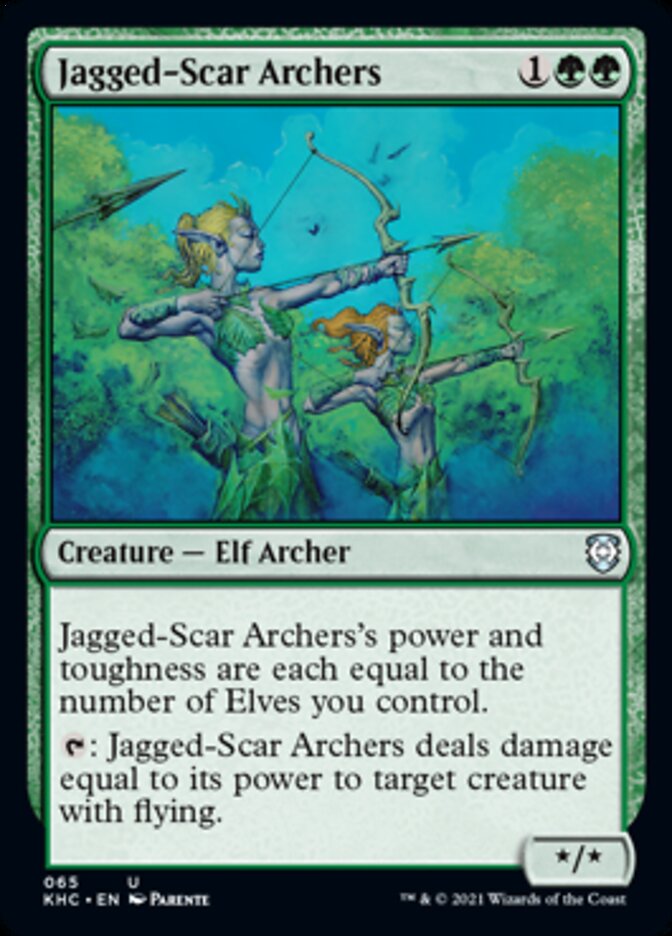 Jagged-Scar Archers [Kaldheim Commander] | Black Swamp Games