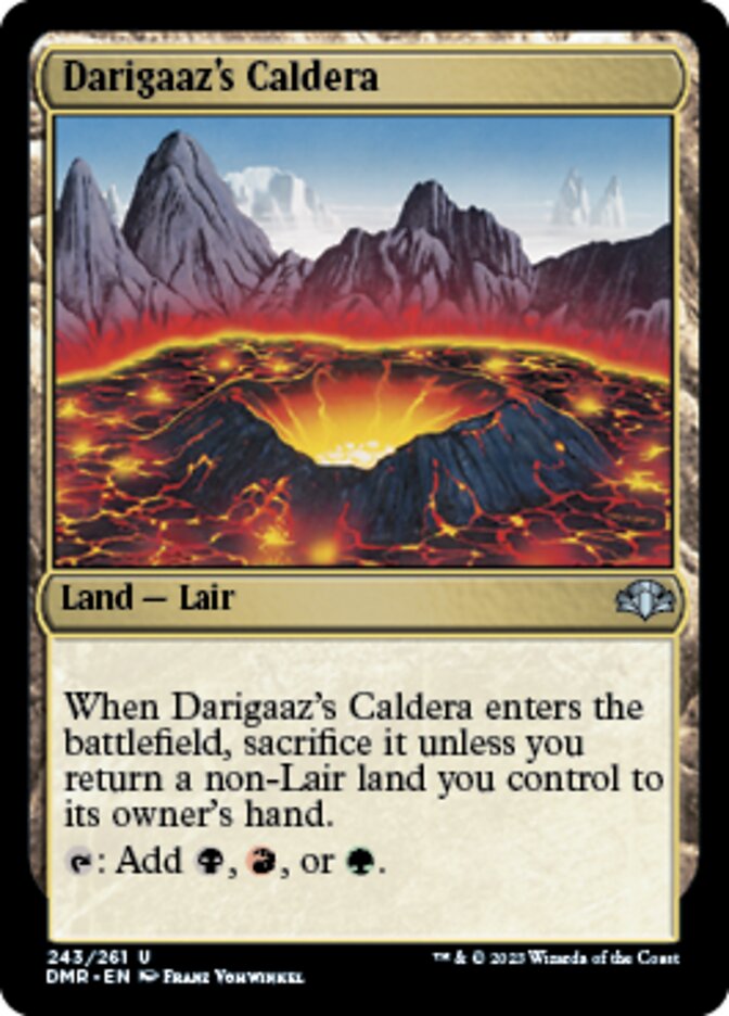 Darigaaz's Caldera [Dominaria Remastered] | Black Swamp Games