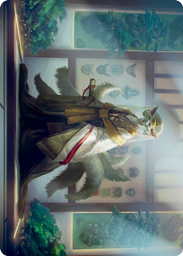 Light-Paws, Emperor's Voice Art Card [Kamigawa: Neon Dynasty Art Series] | Black Swamp Games