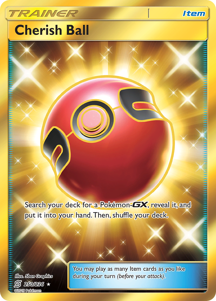 Cherish Ball (250/236) [Sun & Moon: Unified Minds] | Black Swamp Games