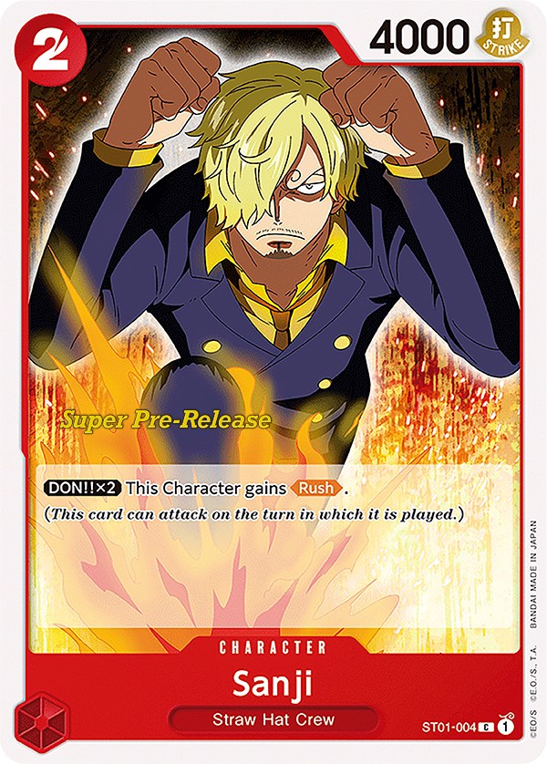 Sanji [Super Pre-Release Starter Deck: Straw Hat Crew] | Black Swamp Games