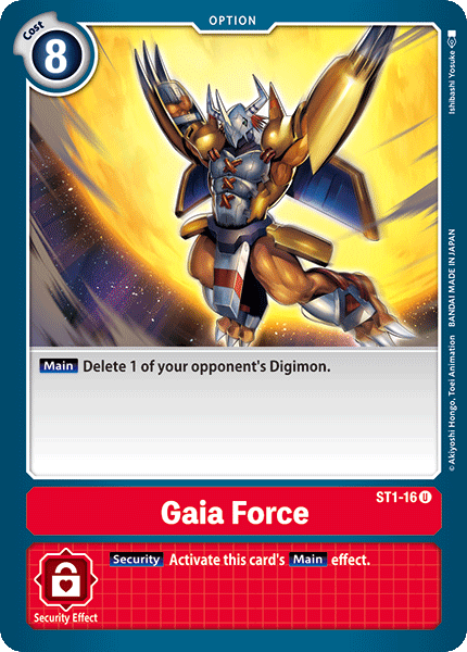 Gaia Force [ST1-16] [Starter Deck: Gaia Red] | Black Swamp Games