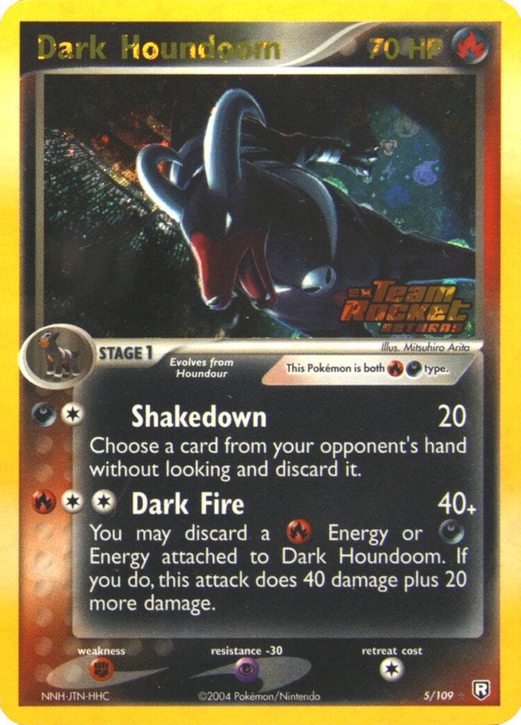 Dark Houndoom (5/109) (Stamped) [EX: Team Rocket Returns] | Black Swamp Games