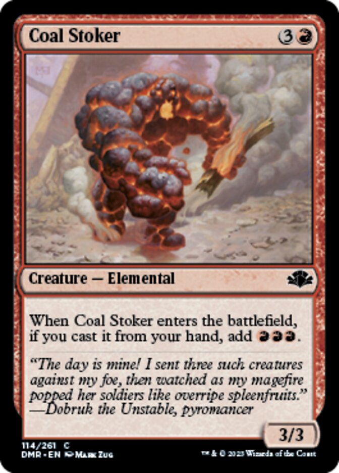 Coal Stoker [Dominaria Remastered] | Black Swamp Games