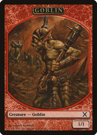 Goblin Token [Tenth Edition Tokens] | Black Swamp Games