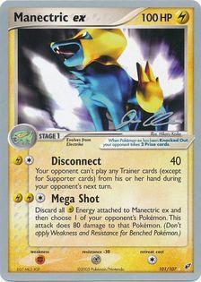 Manectric ex (101/107) (Mewtrick - Jason Klaczynski) [World Championships 2006] | Black Swamp Games