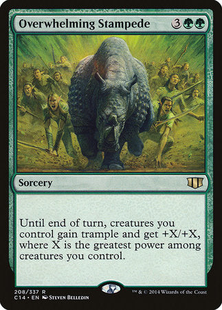 Overwhelming Stampede [Commander 2014] | Black Swamp Games