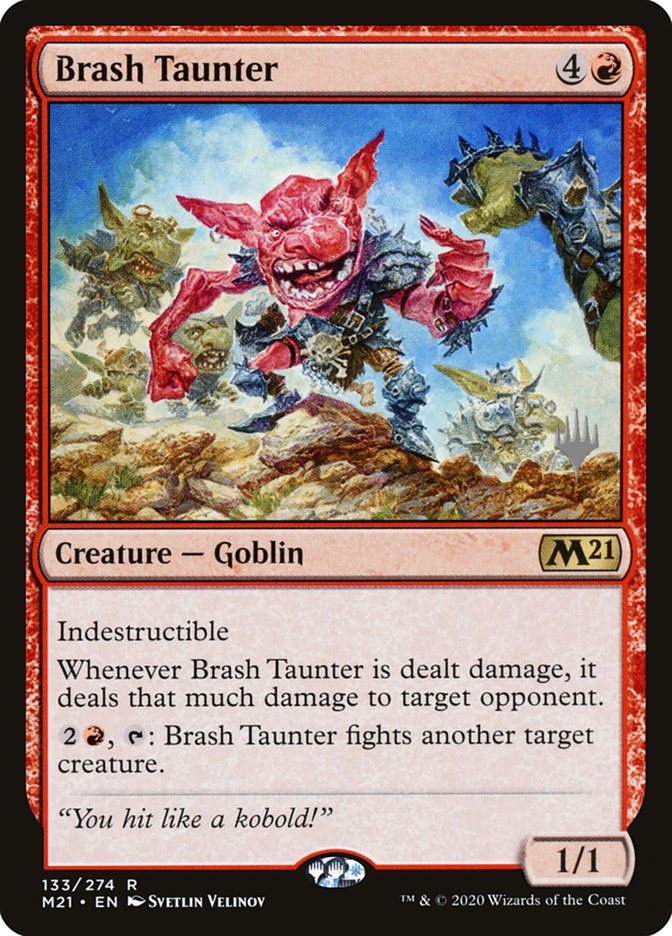 Brash Taunter (Promo Pack) [Core Set 2021 Promos] | Black Swamp Games