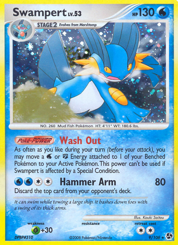 Swampert (9/106) [Diamond & Pearl: Great Encounters] | Black Swamp Games