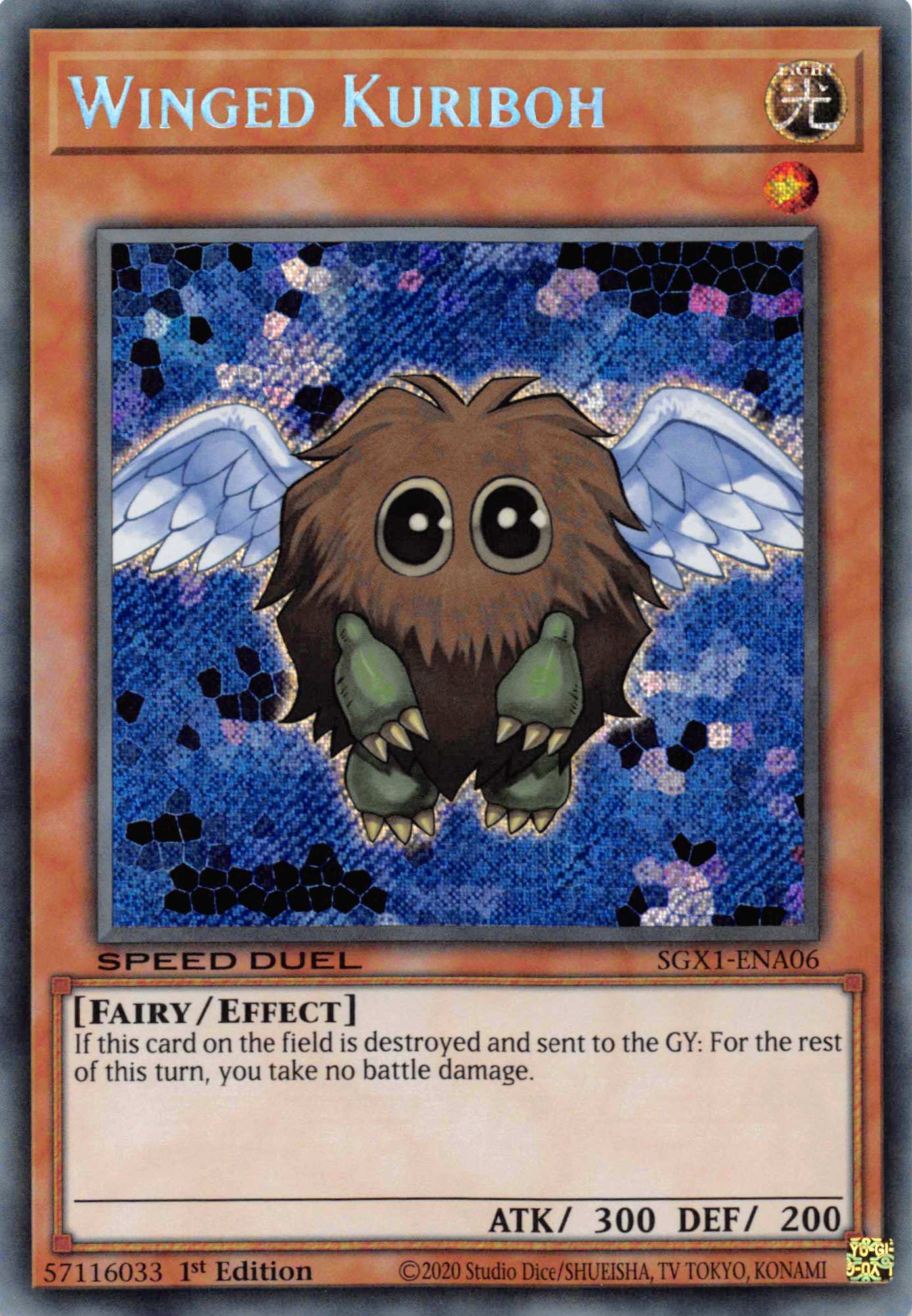 Winged Kuriboh [SGX1-ENA06] Secret Rare | Black Swamp Games