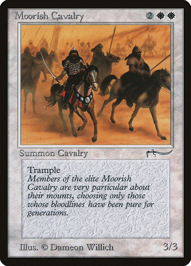 Moorish Cavalry (Dark Mana Cost) [Arabian Nights] | Black Swamp Games