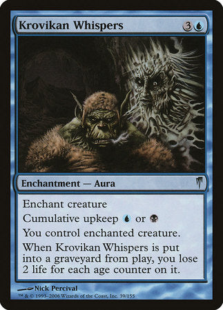 Krovikan Whispers [Coldsnap] | Black Swamp Games