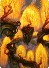 Grove of the Burnwillows Art Card [Zendikar Rising Art Series] | Black Swamp Games