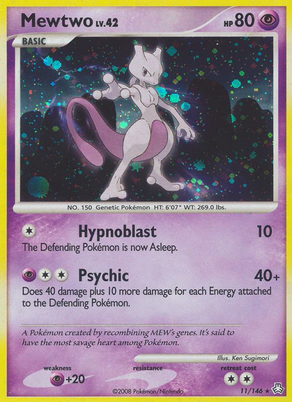 Mewtwo (11/146) [Diamond & Pearl: Legends Awakened] | Black Swamp Games