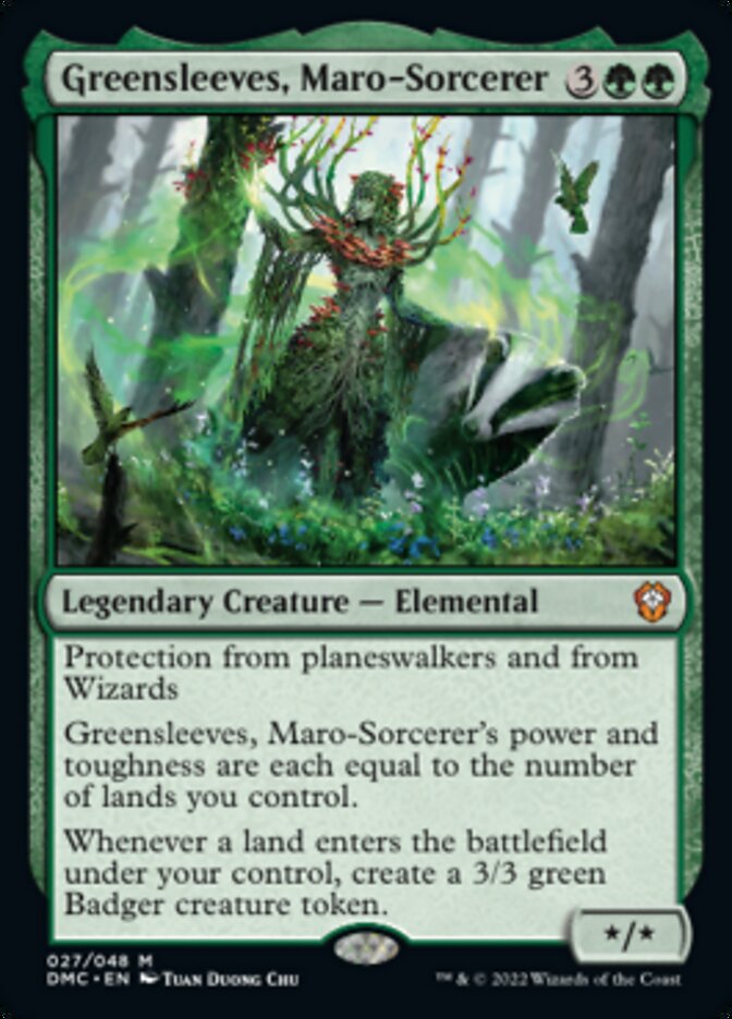 Greensleeves, Maro-Sorcerer [Dominaria United Commander] | Black Swamp Games