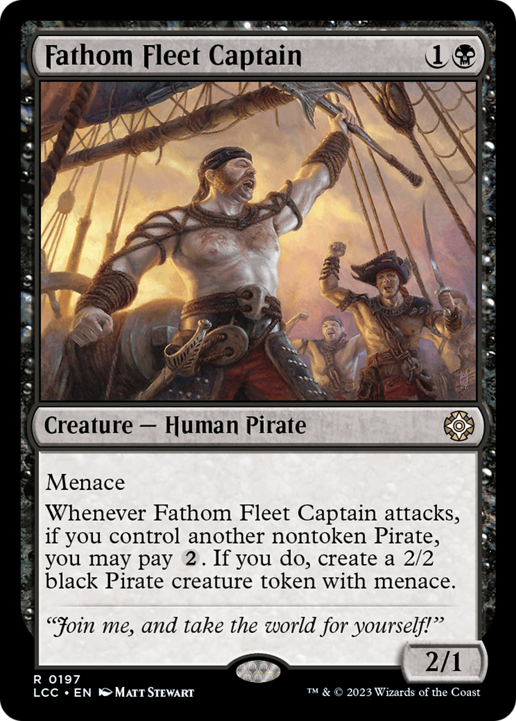 Fathom Fleet Captain [The Lost Caverns of Ixalan Commander] | Black Swamp Games