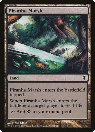 Piranha Marsh [Zendikar] | Black Swamp Games