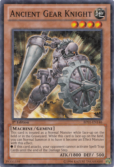 Ancient Gear Knight [BP01-EN146] Starfoil Rare | Black Swamp Games