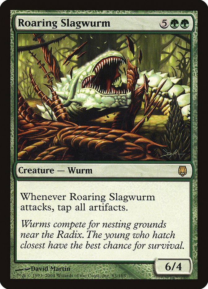 Roaring Slagwurm [Darksteel] | Black Swamp Games
