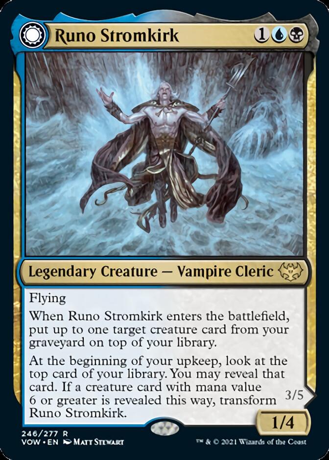 Runo Stromkirk // Krothuss, Lord of the Deep [Innistrad: Crimson Vow] | Black Swamp Games