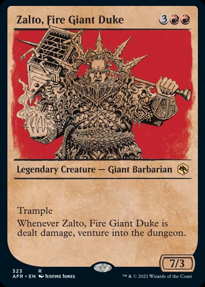 Zalto, Fire Giant Duke (Showcase) [Dungeons & Dragons: Adventures in the Forgotten Realms] | Black Swamp Games