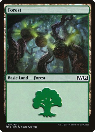 Forest (280) [Core Set 2019] | Black Swamp Games