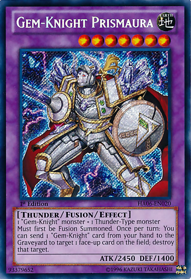 Gem-Knight Prismaura [HA06-EN020] Secret Rare | Black Swamp Games