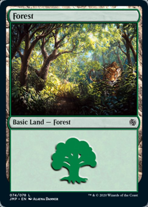 Forest (74) [Jumpstart] | Black Swamp Games