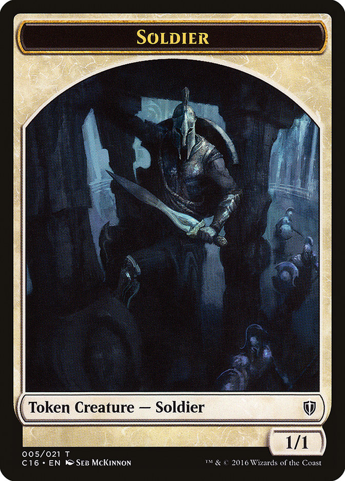 Soldier [Commander 2016 Tokens] | Black Swamp Games