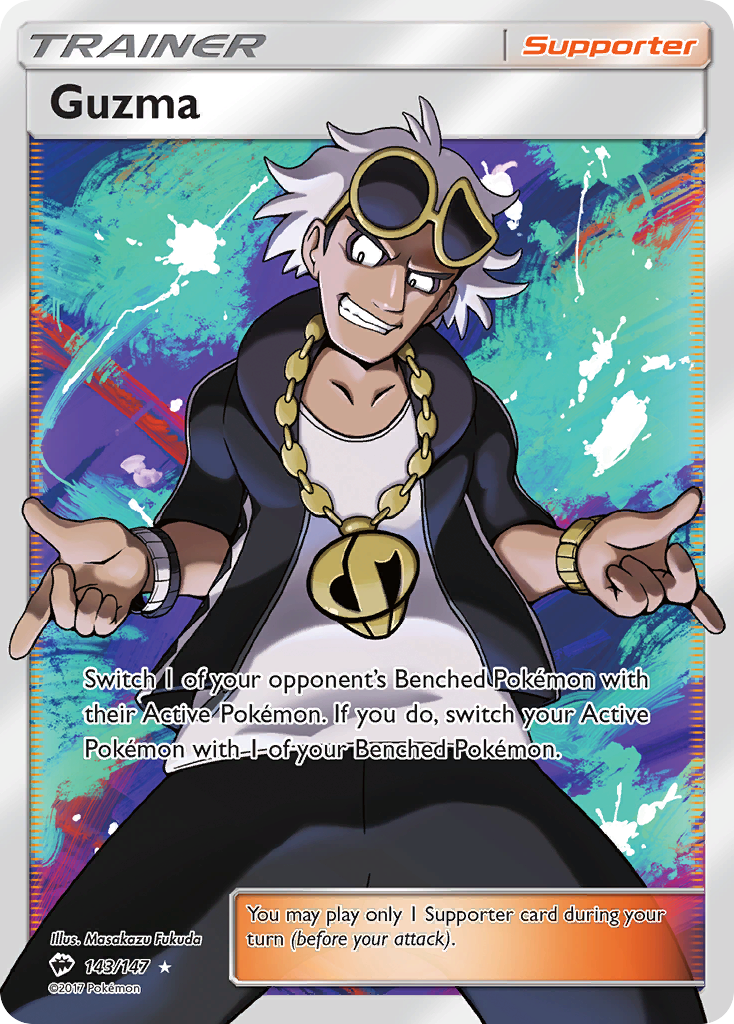 Guzma (143/147) [Sun & Moon: Burning Shadows] | Black Swamp Games