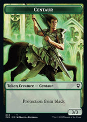 Horror // Centaur Double-sided Token [Commander Legends: Battle for Baldur's Gate Tokens] | Black Swamp Games