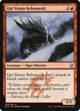 Qal Sisma Behemoth [Dragons of Tarkir] | Black Swamp Games