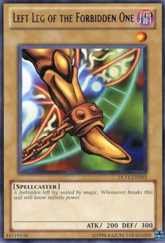 Left Leg of the Forbidden One (Purple) [DL11-EN003] Rare | Black Swamp Games