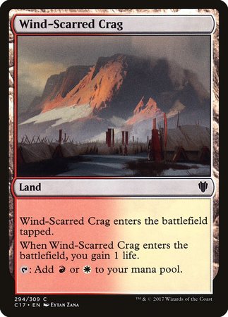 Wind-Scarred Crag [Commander 2017] | Black Swamp Games