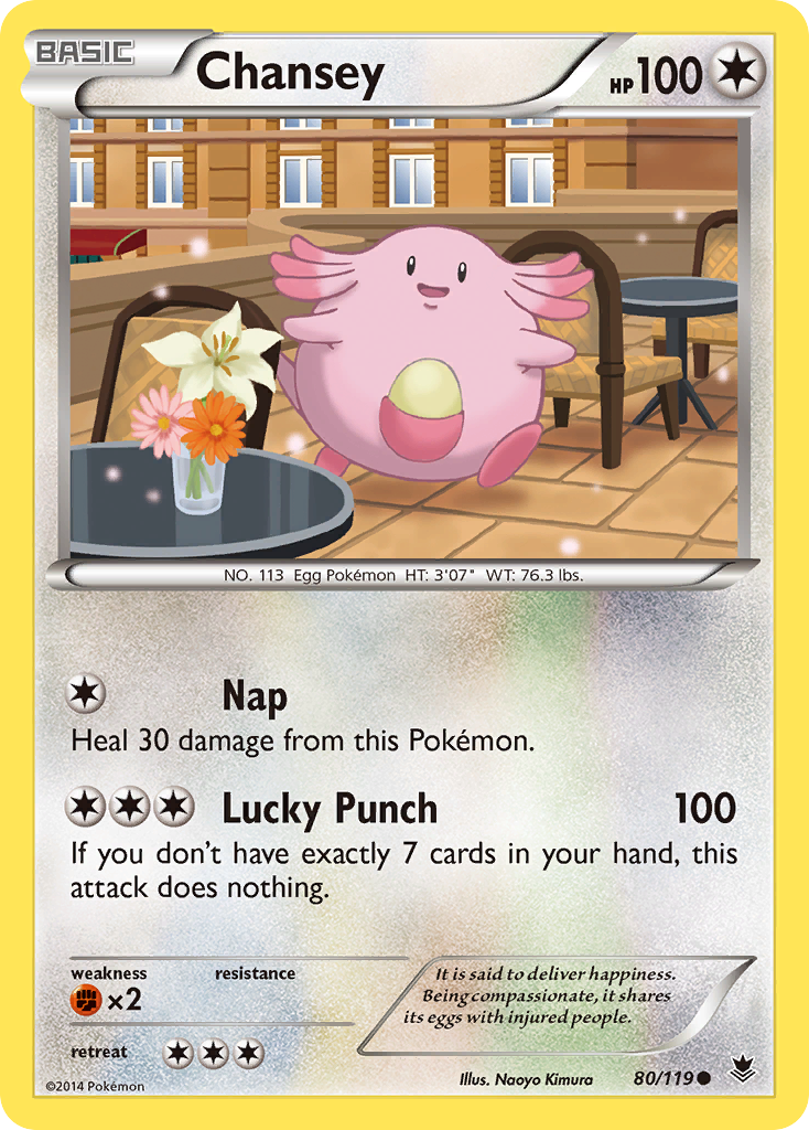 Chansey (80/119) [XY: Phantom Forces] | Black Swamp Games