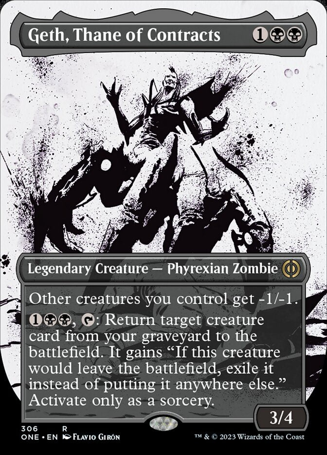 Geth, Thane of Contracts (Borderless Ichor) [Phyrexia: All Will Be One] | Black Swamp Games