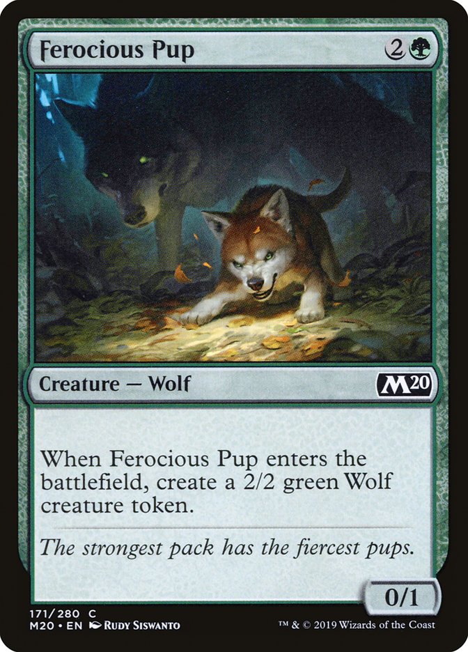 Ferocious Pup [Core Set 2020] | Black Swamp Games