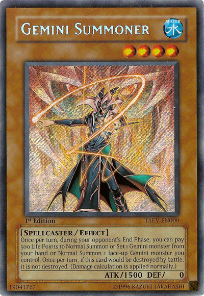 Gemini Summoner [TAEV-EN000] Secret Rare | Black Swamp Games