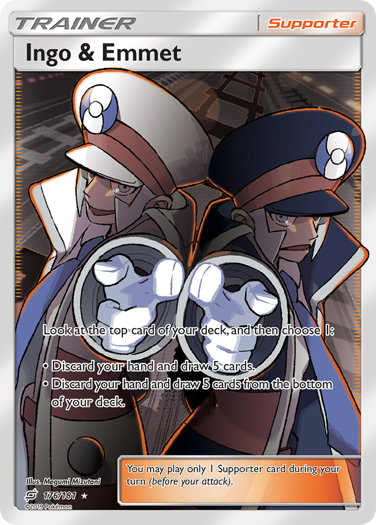 Ingo & Emmet (176/181) [Sun & Moon: Team Up] | Black Swamp Games