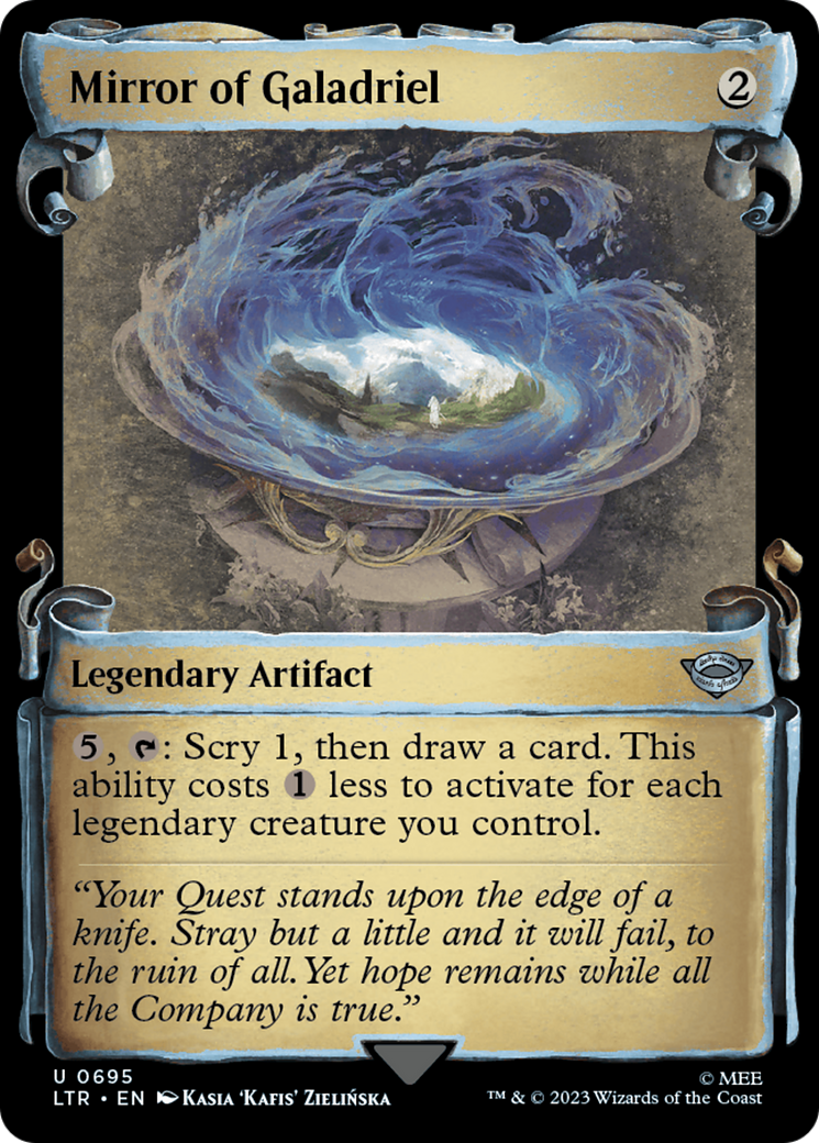 Mirror of Galadriel [The Lord of the Rings: Tales of Middle-Earth Showcase Scrolls] | Black Swamp Games