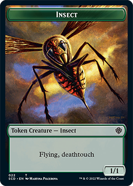 Insect // Cat Double-Sided Token [Starter Commander Decks] | Black Swamp Games