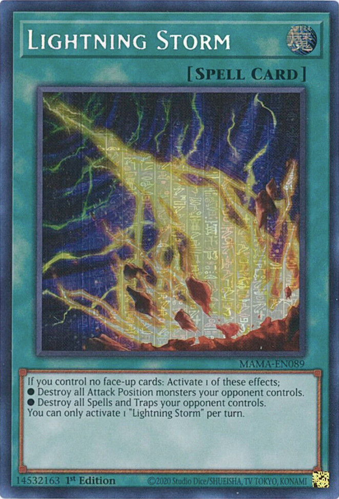 Lightning Storm [MAMA-EN089] Ultra Pharaoh's Rare | Black Swamp Games