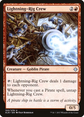 Lightning-Rig Crew [Ixalan] | Black Swamp Games