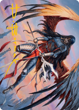 Liesa, Forgotten Archangel Art Card (Gold-Stamped Signature) [Innistrad: Midnight Hunt Art Series] | Black Swamp Games