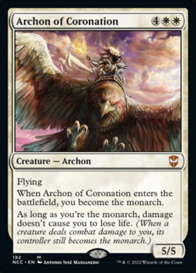 Archon of Coronation [Streets of New Capenna Commander] | Black Swamp Games