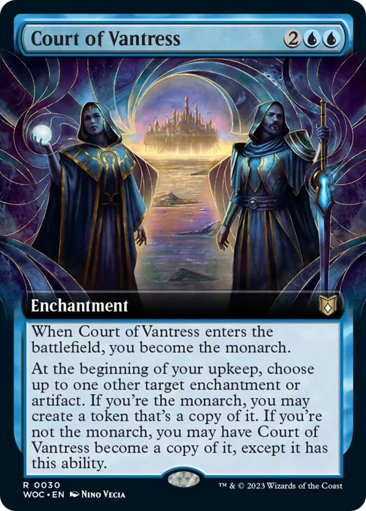 Court of Vantress (Extended Art) [Wilds of Eldraine Commander] | Black Swamp Games