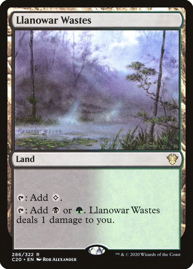 Llanowar Wastes [Commander 2020] | Black Swamp Games